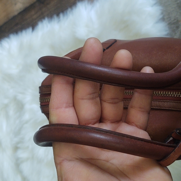 Coach Legacy Haley Leather Top Handle Satchel # 23574 in British Tan - Picture 13 of 17